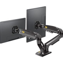 Ayrex North Bayou Nb Ergonomic F160 17-32" Çift Kol 2-9 kg Amortisörlü Monitör Standı