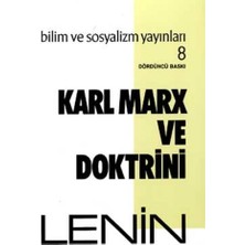 Bilim Ve Sosyalizm Yayınları Karl Marx ve Doktrini