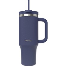 Brf Store Ysnprıme Contigo Üniseks Yetişkin Streeterville Tumbler Pipetli Yalıtımlı Su Şişesi, 1.2l, Mavi