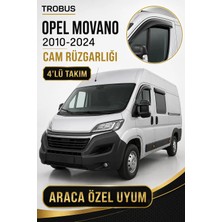 Trobus Opel Movano 2010-2024 Cam Rüzgarlığı 4'lü Takım