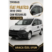 Trobus Fiat Pratico Maxi 2010-2023 Mügen Cam Rüzgarlığı (4'lü)