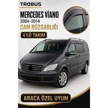Trobus Mercedes Viano Minibüs 2004-2014 Mügen Cam Rüzgarlığı (4'lü)