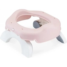 Babyjem Portatif Lazımlık - 5 Hediye Poşetli Soft Pembe
