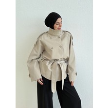 Moda Aksa 2106 TİTANİK TRENCKOT TAŞ