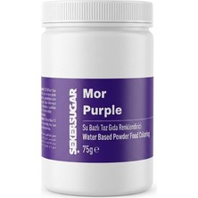Şeker & Sugar Mor Su Bazlı Toz Gıda Boyası 75 G