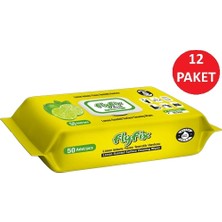 Flyfix Limon Kokulu Yüzey Temizlik Havlusu 12’li Paket