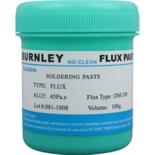Amtech Burnley DM-200 45PA.S Viskoziteli 100 Gram Krem Flux Lehim Pastası