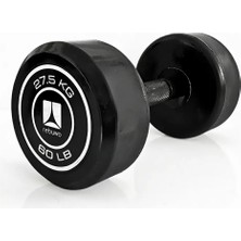 Rebuwo Profesyonel Kauçuk Kaplı Olimpik Dambıl 27.5 kg 1 Adet