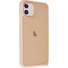 Pamukia Iphone 12 Kılıf Elegant Kapak - Pudra