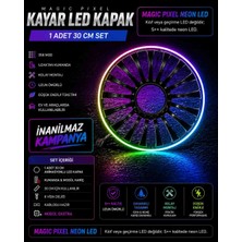 Esba Sound 30 cm Kayar LED Kapak Bass Kapağı. Işıklı 30 cm Kapak Bass Ledi