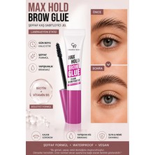 Golden Rose Max Hold Brow Glue - Şeffaf Kaş Sabitleyici Jel (Biotin & B5 İçerikli)