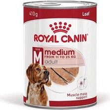Royal Canin Loaf Mousse Orta Irk Ezme Yetişkin Köpek Konservesi 12 Adet 410 gr