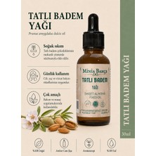 Minia Bahçe Tatlı Badem Yağı – 30 ml | Soğuk Sıkım Sabit Yağ