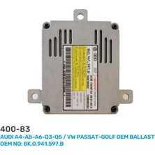 Xenon Far Beyni Ballast Passat B6 B7 cc Q7 4lb Q5 8rb A3 8V 2012-2021 8K0941597B Snd