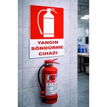 Dh Elektromarket 🧯 Yangın Söndürme Cihazı Uyarı Baskısı 5 Adet🧯