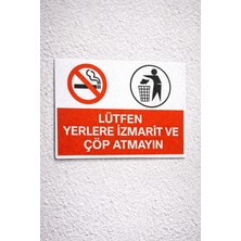 Dh Elektromarket 🚫 Klozete Kağıt Vb. Atmayınız Uyarı Baskısı 5 Adet 🚫