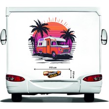 Dh Elektromarket Dhelektromarket Karavan Sticker - Siyah