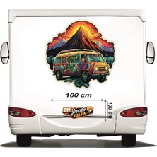 Dh Elektromarket Dhelektromarket Karavan Sticker - Mavi
