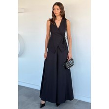 Gülseli Yelek Pantolon Ikili Takım P-00022353