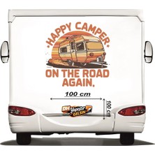 Dh Elektromarket Dhelektromarket Karavan Sticker - Sarı