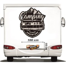 Dh Elektromarket Dhelektromarket Karavan Sticker - Kahverengi