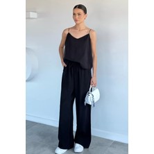 Gülseli Ip Askılı Bluz Pantolon Ikili Takım P-00021829