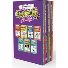 Yediveren Çocuk Marvin'in Sevimli Canavar Günlüğü Seti - 7 Kitap Takım - Kutulu
