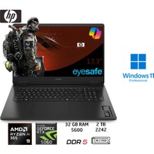 Hp omen 17-DB1022NT Ryzen Ai 9-365(YENI Nesil Yapay Zeka) 32GB 2tb RTX5060 8gb 17.3 144hz W11 Pro CD5N2EA Duddi
