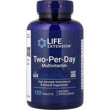 Life Extension Two-Per-Day Multivitamin, 120 Kapsül