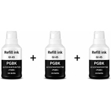 Bionet Teknik Canon Maxıfy GX3040 Uyumlu Gı-45 Siyah Mürekkep 3'lü Paket