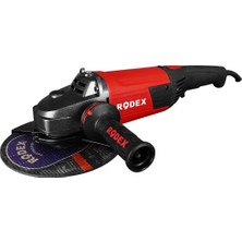 Rodex RDX1290 Avuç Taşlama Makinesi 230MM 2400W Antı-Vıb