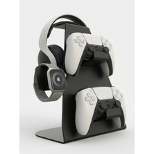 Eyzo Home Joystick Kumanda Standı Xbox Ps3/ Ps4 /ps5 Uyumlu Metal Kol Kulaklık Saat Standı