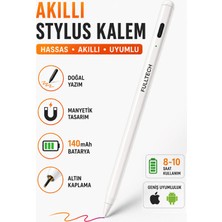 Exenar Akıllı Attif Stylus Kalem iPad Android Uyumlu Palm Rejection Hassas Dokunmatik Yazı ve Çizim Kalemi