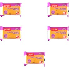 Proff Multiflora 2'li Soft Sünger - 14X9X3 Cm. - Tüm Yüzeyler Için Bulaşık Süngeri - 5 Paket
