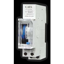 Marsilyan™- 1 Adet Cata Ct 9184 Otomat Tipi Zaman Saati 3500W 16A