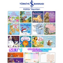 Türkiye İş Bankası Kültür Yayınları Resimli Büyük Boy Çocuk Hikaye Kitabı Seti 12 Kitap - Set 1