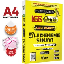 Karakutu Yayınları 2027 LGS 8. Sınıf Deneme Paketi Yazarlar Karması SARI PAKET Tüm Konuları Kapsar Yeni Nesil Sorular