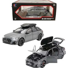 Pasifik Oyuncak Audi Rs6 Avant Die Cast Metal Model Araba 1:24 Açılır Kapılı Sesli Işıklı