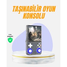 Gees Global Çift Joystickli Retro Oyun Konsolu 2500MAH Bataryalı