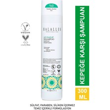 Halalles Kepeğe Karşı Şampuan Sülfatsız & Vegan Formül 300 ml