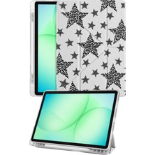 Galaxy Tab S9 / S9 Fe/ S10 Fe / S10 Lite Uyumlu Kalem Bölmeli Akıllı Mıknatıslı Silikon Premium Tablet Kılıfı