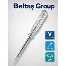 Beltaş Group Düz Kontrol Kalemi 100-250 Volt Ölçme Özellikli Mekanik Elektrik Kontrol Kalemi