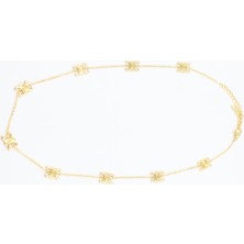 Suda İthalat Çelik Kolye 14 K ( 45+5 cm )