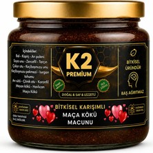 K2 Premium Maça Kökü Macunu Kuvvet Macunu Doğal Macun 240 Gram