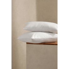 Evde Home %100 Pamuk Penye Fermuarlı Yastık Kılıfı – 2'li Paket |50X70 cm