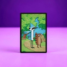 Saes Labs Sürekli Dizi Regular Show 3D Magnet 6×9 cm
