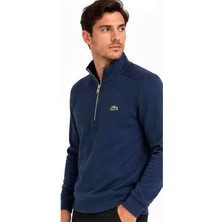 Lacoste Fermuar Yaka Regular Fit Lacivert