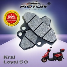 Moton Kral Loyal 50 Ön Disk Fren Balatası - Yüksek Performanslı Disk Balata