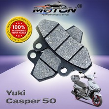 Moton Yuki Casper 50 Ön Disk Fren Balatası - Yüksek Performanslı Disk Balata