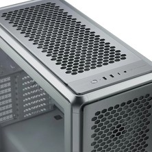 Cooler Master cm Masterframe 600 Tg Gümüş Gri  Argb 3X140MM Fanlı, Back-Connect Destekli Alimunyum Atx Kasa
